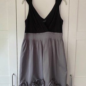 Black and Grey Dress